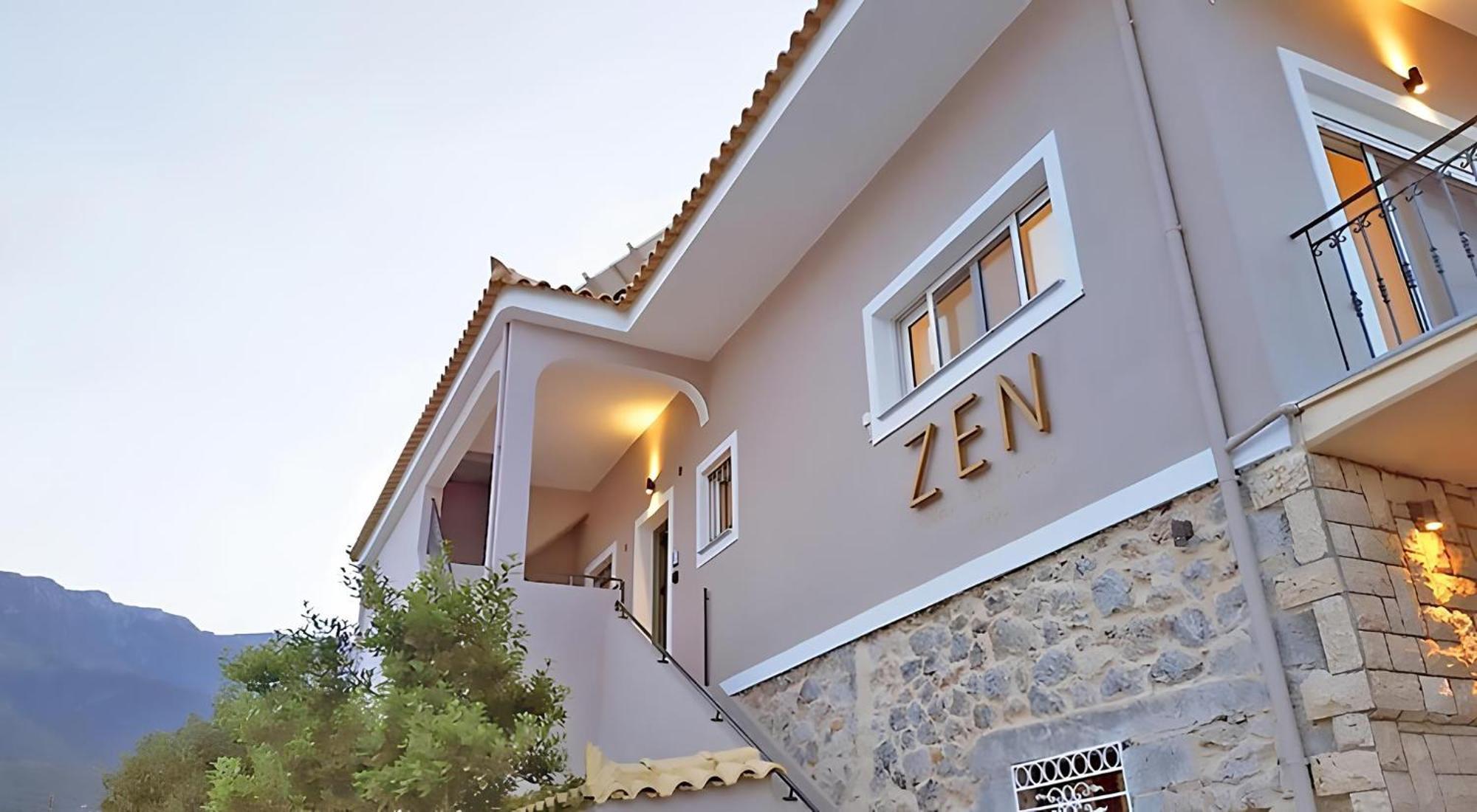 Zen Minimal Luxury Housing Tyros Villa Buitenkant foto