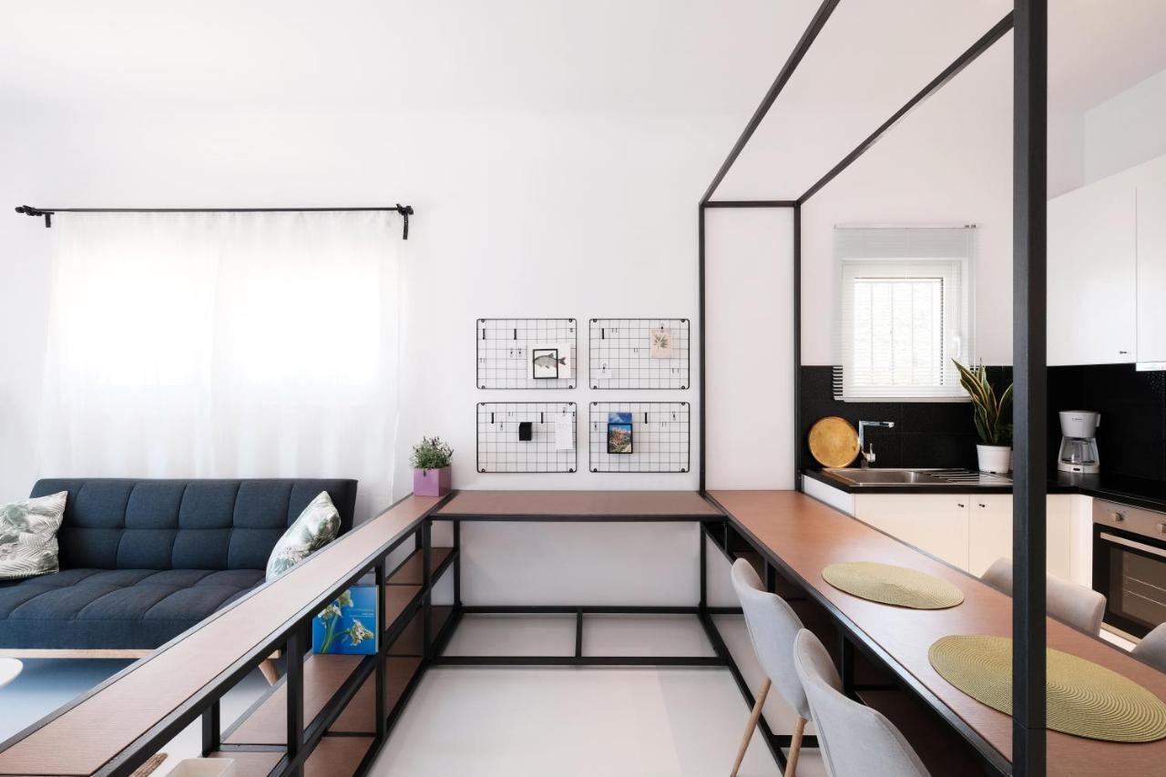Zen Minimal Luxury Housing Tyros Villa Buitenkant foto
